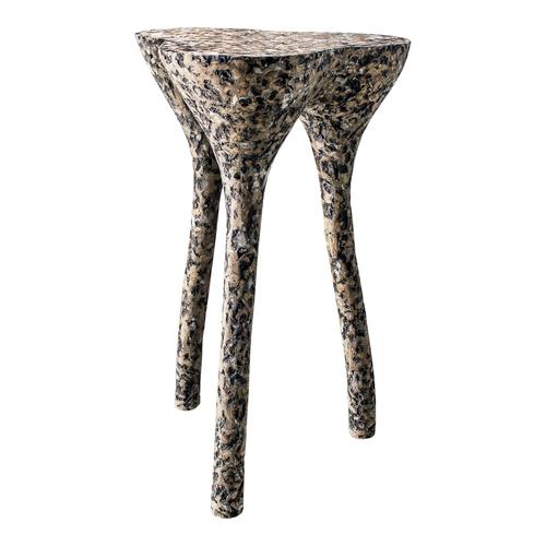 Contemporary Mottled Tripod Side Table by Donatas Žukauskas For Sale - Image 10 of 10