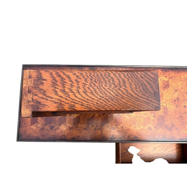Late 20th Century Theodore Alexander Parquetry Console / Sofa Table For Sale - Image 11 of 16