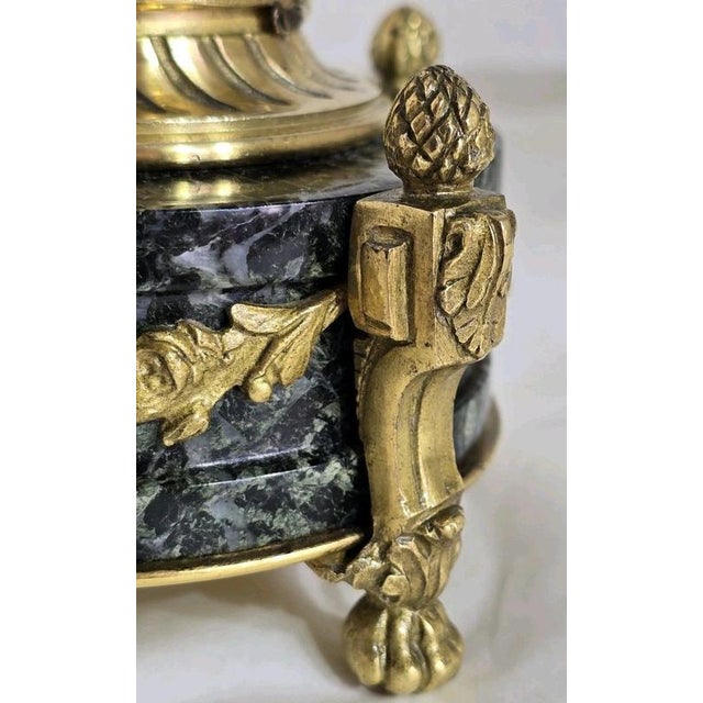 19th Century French Gilded Ormolu Inkwell Stand, 1880 For Sale - Image 10 of 18