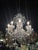 Hollywood Regency Schonbek Olde World Nine-Light Chandelier, Swarovski Crystal, Silver, 27 In For Sale - Image 3 of 6