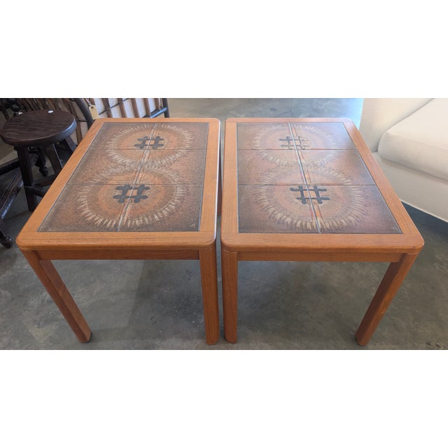 1970s Johannes Anderson Mid-Century Tile Top Tables For Sale - Image 17 of 17