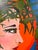 1990s– Woman With Grapes & Butterflies – Original Figurative Artwork For Sale In Washington DC - Image 6 of 12