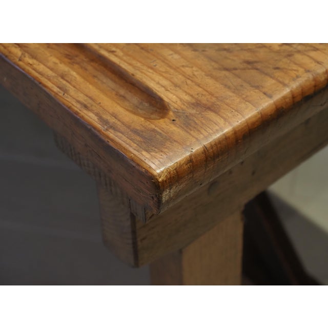 Vintage Italian Wooden Worktable For Sale - Image 14 of 16