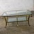 Ethan Allen Late 20th Century Hollywood Regency to Neoclassical Style Monumental Coffee Table Gilded Welded Steel Tube Frame For Sale - Image 4 of 18