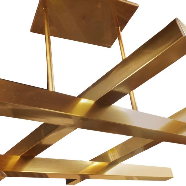 Modulightor Ch07 - Quadron Chandelier by Paul Rudolph For Sale - Image 4 of 6