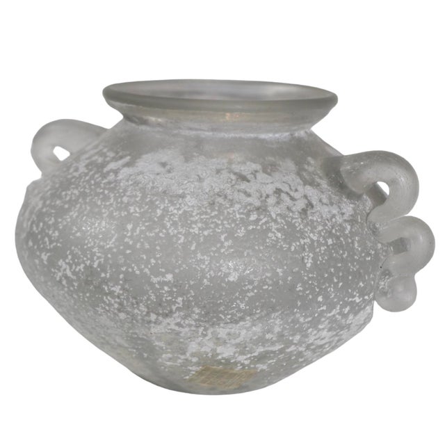 Murano Vase by Silvestri C 1980's For Sale - Image 11 of 12