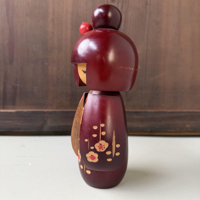 1970s Vintage Japanese Kokeshi Sato No Oto by Hajime Miyashita, 1970s For Sale - Image 5 of 7