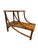 Mid-Century Modern Vintage Heywood-Wakefield Style Rattan & Bamboo Two-Tier Side Table, C. 1960s For Sale - Image 3 of 9