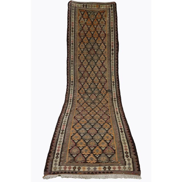 Caucasian Kilim Rug, 1920s For Sale - Image 4 of 15