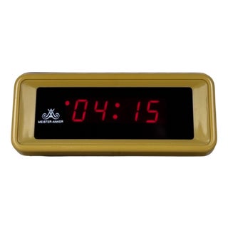 Vintage Digital Clock from Meister Anker / Quelle, 1975 For Sale