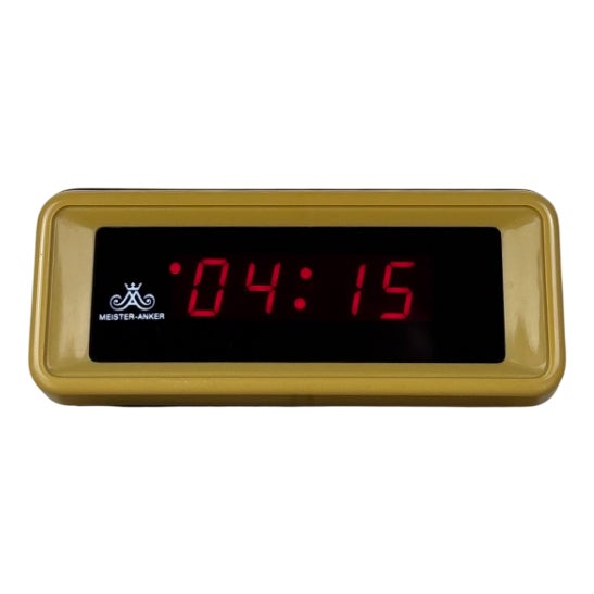 Vintage Digital Clock from Meister Anker / Quelle, 1975 For Sale