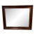 Omexey Home Furnishings Cherry Wood Wall Mirror For Sale