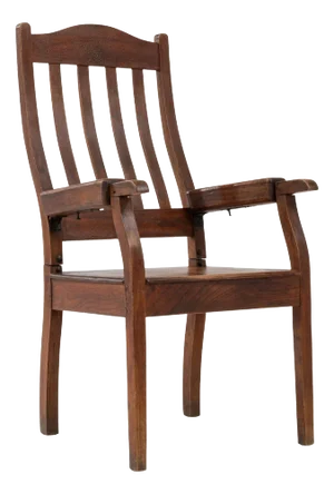 20th Century French Wooden Folding Armchair