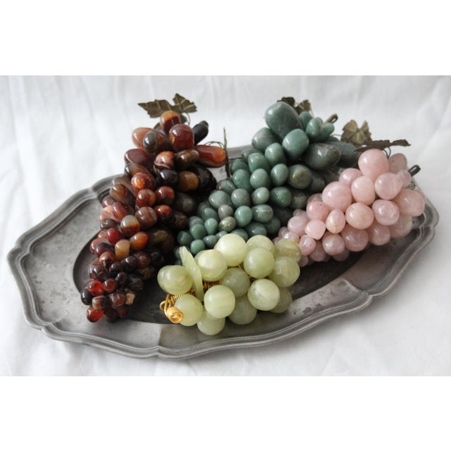 Stone Grape Cluster, 1970s, Set of 4 For Sale - Image 9 of 18
