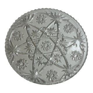 Vintage Large Round "Star of David" Serving Platter For Sale