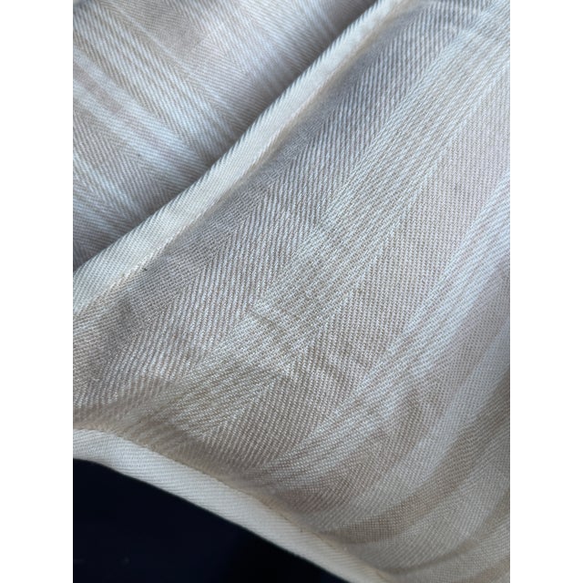 Ralph Lauren Throw Pillows Set of Four Brown Striped With Down Inserts New Old Stock For Sale In New York - Image 6 of 9