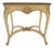 Italian Carved Scallops Decorated 25" Square Cherry Top Sid End Occasional Table For Sale