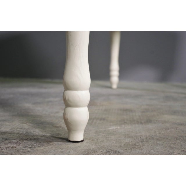 Wood Table with Brushed Spruce Extensions For Sale - Image 7 of 18