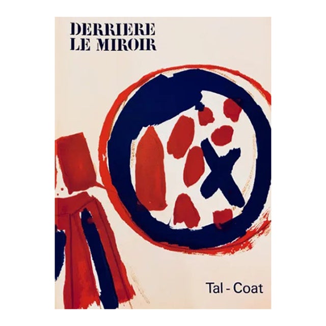 Tal-Coat Original Lithograph Dm01131 Derriere Le Miroir 1962 For Sale