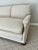 Textile Sofa in Linen and Down Upholstery and Bun Feet For Sale - Image 7 of 11