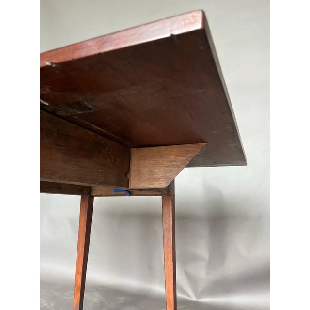 Late 18th Century 18th Century Virginia Tidewater Walnut and Yellow Pine Drop Leaf Table For Sale - Image 5 of 10