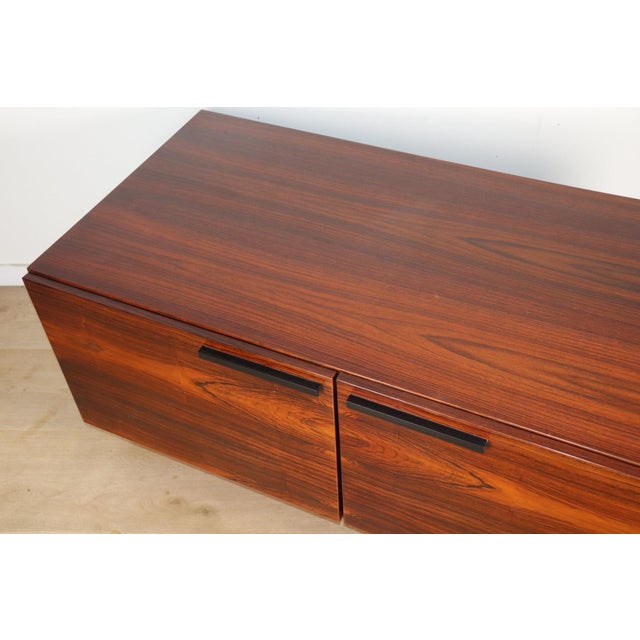 Scandinavian Low Sideboard in Rosewood from Ib Kofod Larsen, Denmark, 1960s For Sale - Image 11 of 16