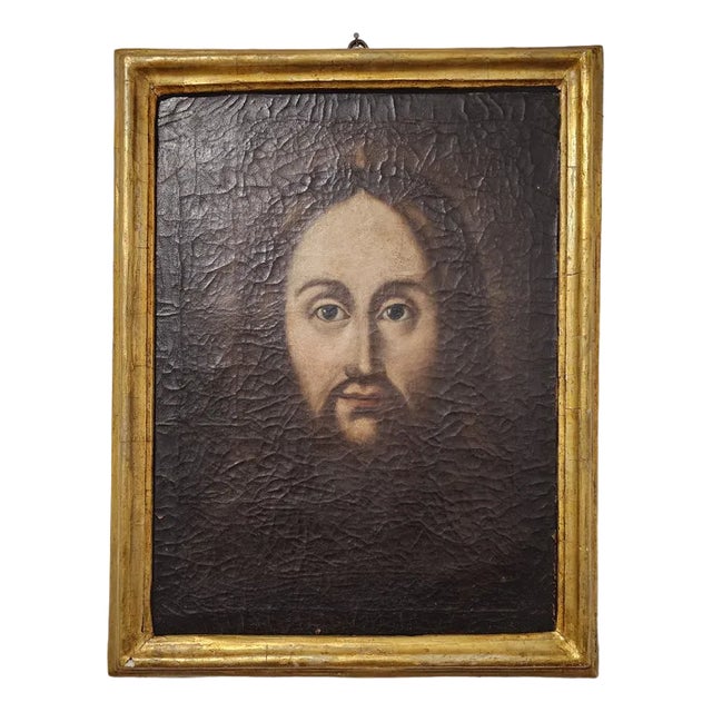 Face of Christ, 1777, Oil on Canvas, Framed For Sale