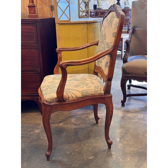 Pair of 19th Century French Walnut Armchairs For Sale - Image 10 of 13