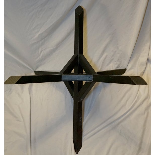 Coffee Hand Made Ebonized Wood Coffee Table For Sale - Image 8 of 13