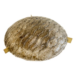 Large Murano Glass Flush Mount from Kaiser Idell / Kaiser Leuchten, Germany, 1970s For Sale