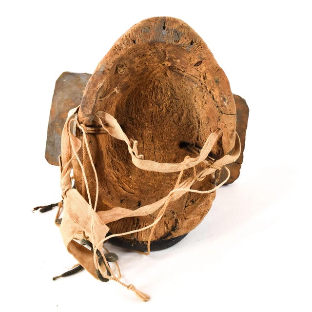 Wood Early 20th Century Yoruba Gelede Mask with Figure Nigeria For Sale - Image 7 of 7