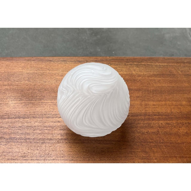 Mid-Century Modern Mid-Century Modern Swiss Space Age Replacement Spare Glass by E.R. Nele for Temde, 1960s For Sale - Image 3 of 9