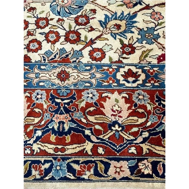 1960s Old Persian Tabriz Area Rug 8 X 12 For Sale - Image 11 of 11