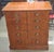 Traditional Late 20th Century Federal Style Yew Wood Double Door Side Cabinet For Sale - Image 3 of 11