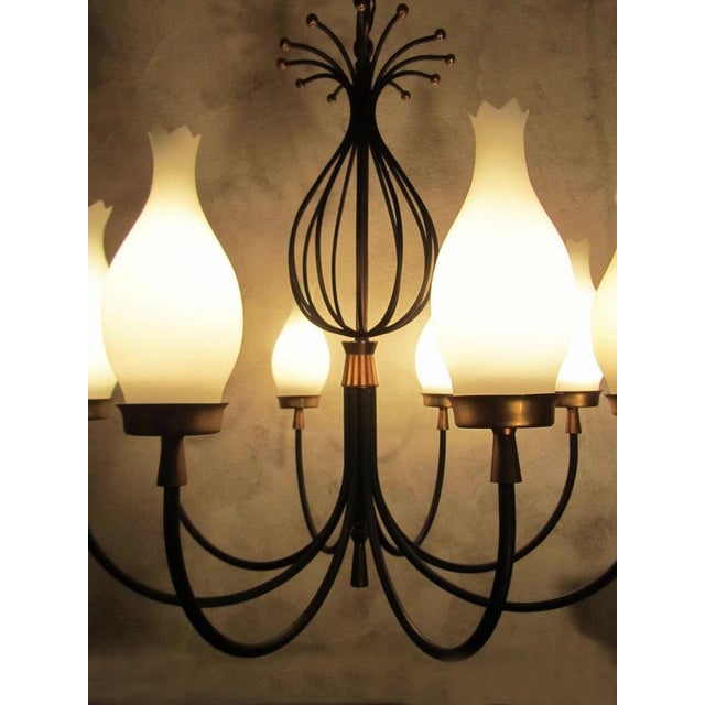 Vintage Chandeliers by Angelo Lelii for Arredoluce, Italy, 1950, Set of 2 For Sale - Image 16 of 18