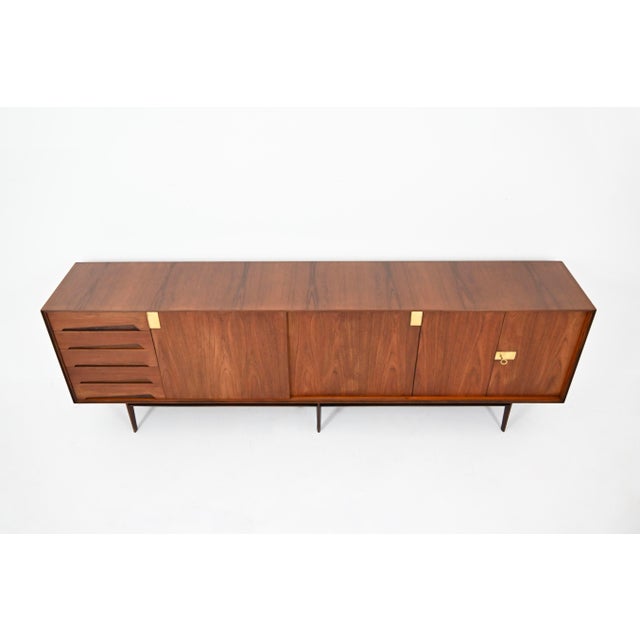 Sideboard attributed to Renato Magri for Cantieri Carugati, 1960s attributed to Edmondo Palutari For Sale - Image 6 of 16