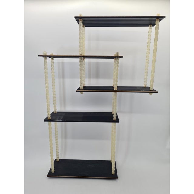 Mid-Century Modern Vintage Display Shelf, United Kingdom, 1950s For Sale - Image 3 of 11