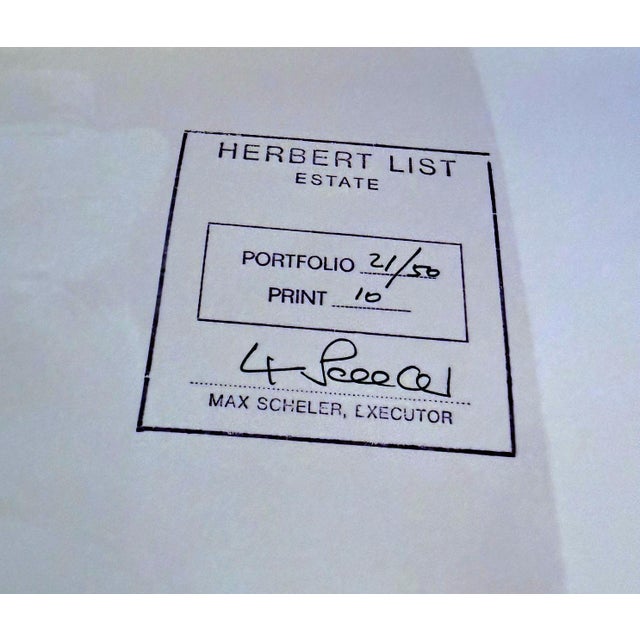 Paper Complete Herbert List Editioned Portfolio Zeitlupe For Sale - Image 7 of 17