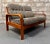 Mid Century Modern Danish Teak Loveseat by Nitex Mobler Denmark. C 1980s For Sale - Image 4 of 13
