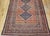 Copper Vintage Persian Malayer Gallery Rug, Hand-Knotted Wool, Geometric Pattern, 7x17, Brick Red & Blue For Sale - Image 8 of 15