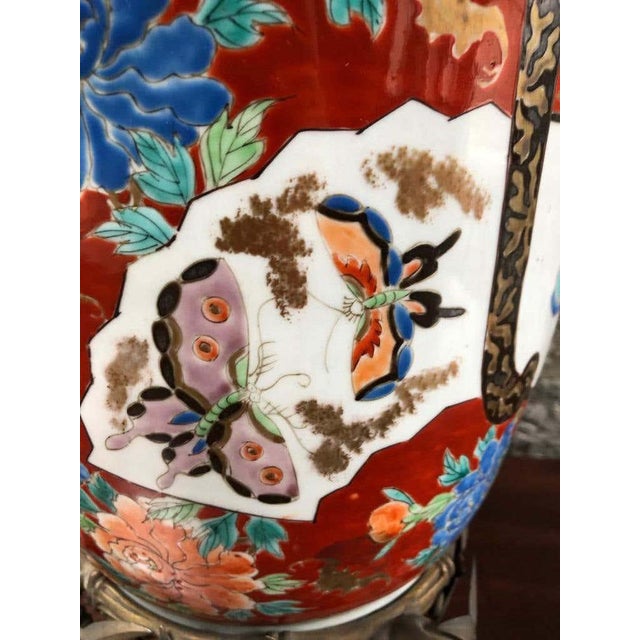 19th Century Japanese Meiji Imari Porcelain Vases, Set of 2 For Sale - Image 6 of 14