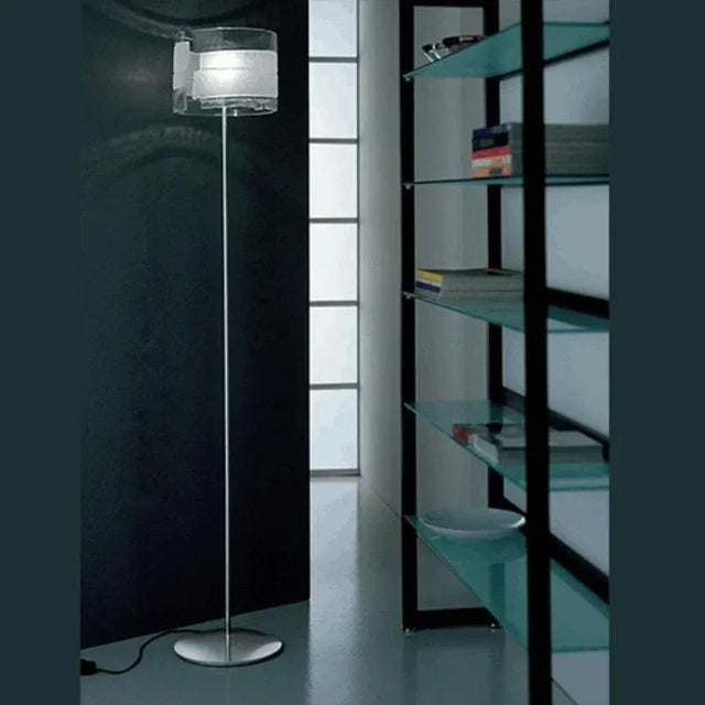 Radius radtamsm table lamp by mazzega 1946 dimensions: d 32 x h 179 cm. Materials: frame: polished chrome. Diffuser:...