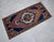 1970s Hand Knotted Turkish Small Rug Decorative Mat for Bathroom - Kitchen and Entryway- 18'' X 39'' For Sale - Image 13 of 14