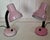 Vintage Adjustable Bedside Lamps with Pink Metal Housing from Kramer, 1980s, Set of 2 For Sale - Image 3 of 8
