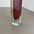 Large Red Murano Glass Sommerso Cube Vase attributed to Flavio Poli, Italy, 1970s For Sale - Image 17 of 18