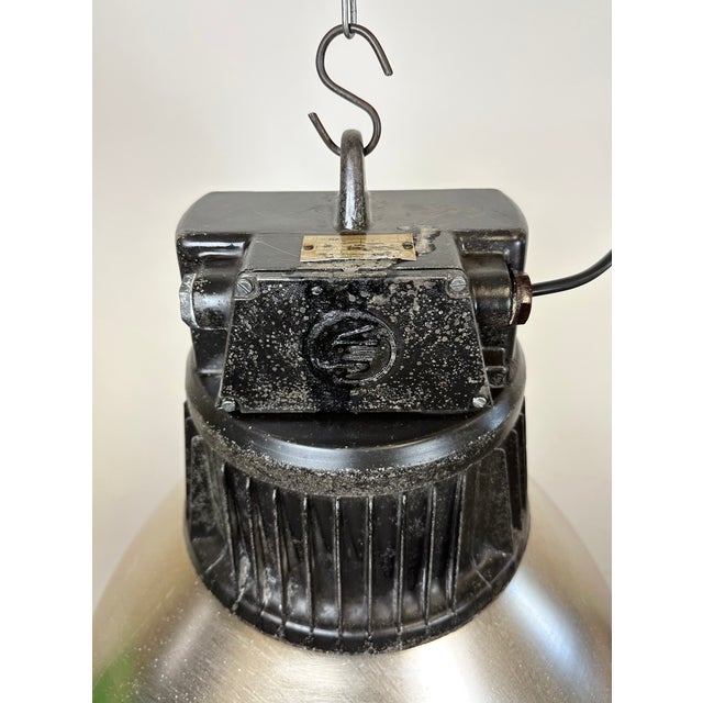 1960s Large Industrial Aluminium Pendant Light from Elektrosvit, 1960s For Sale - Image 5 of 18