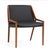Mid-Century Modern Danish Ejner Larsen & Aksel Bender Madsen for Willy Beck Lounge Chair Leather Restored 1950s For Sale - Image 3 of 18