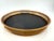 Mid-Century Modern Mid 20th Century Black Faux Leather and Brass Gallery Serving Tray For Sale - Image 3 of 9