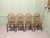 Vintage Windsor Dining Chairs in Beech and Elm, 1920, Set of 4 For Sale - Image 3 of 8