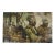 Antique Oriental Hand Painted Architectural Tile Mosaic Wall Plaque 30” X 48” For Sale